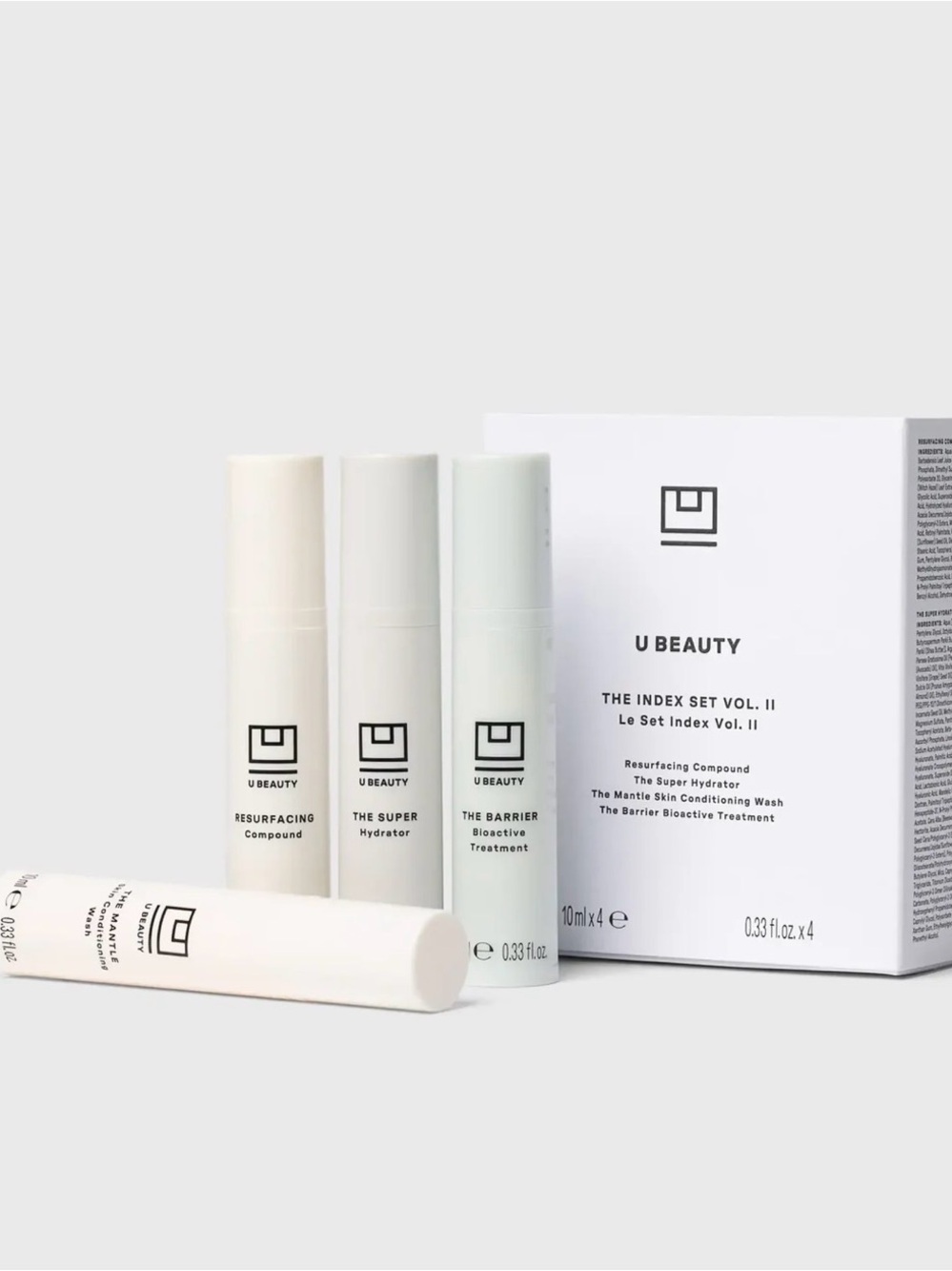 U Beauty The Index Set Vol. II • Resurfacing | Super | Barrier | Mantle